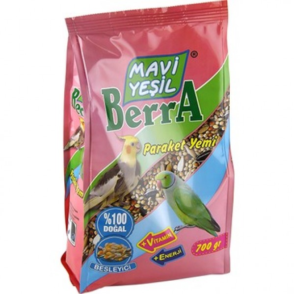 16250 MAVİ YEŞİL BERRA PARAKET YEMİ 700G